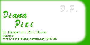 diana piti business card